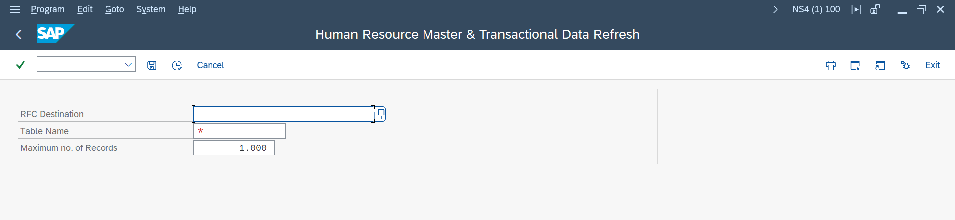 Full Refresh Process